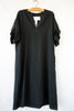 Linen Knot Sleeve Dress