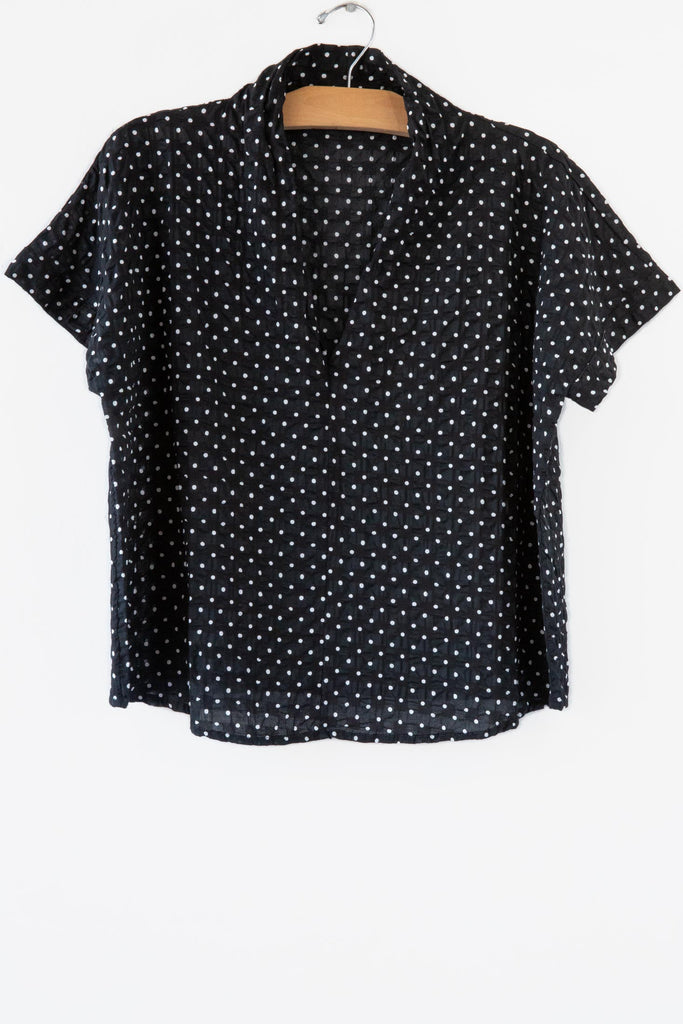 Polka Dot SS Blouse