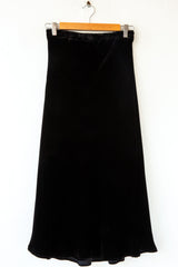 Velvet Bias Skirt