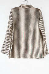 Button Up Stripe Shirt