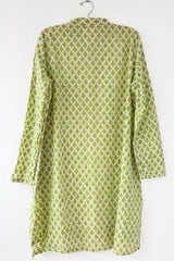 Collared Lattice Kurta