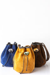Suede Bucket Bag