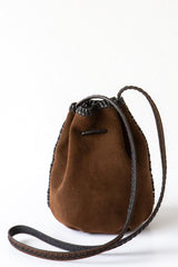 Suede Bucket Bag