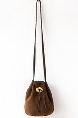 Suede Bucket Bag