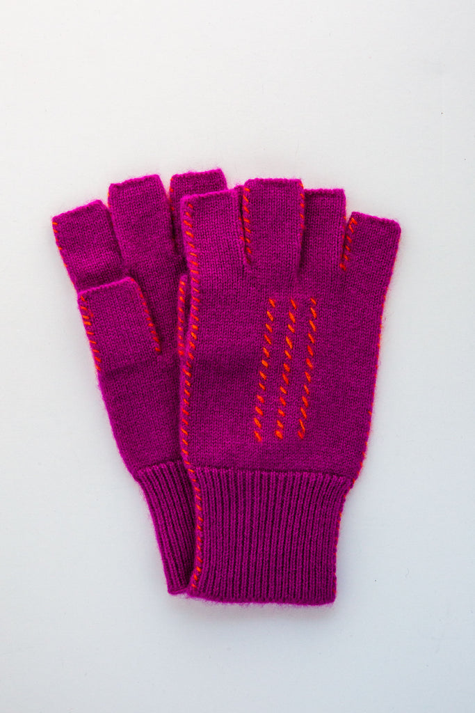 Fingerless Stitch Gloves