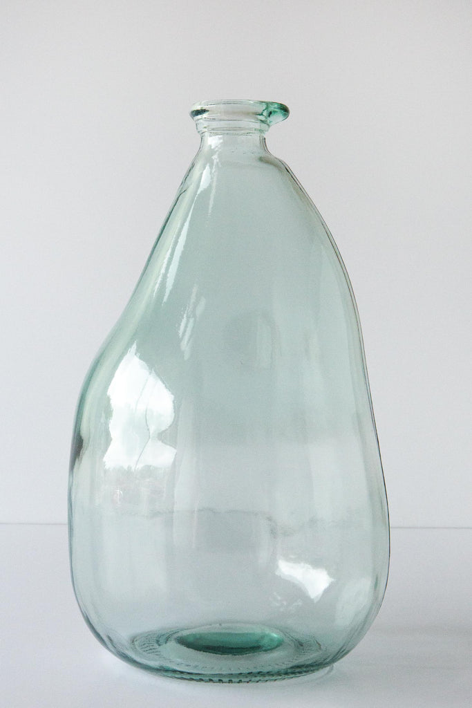 Tall Blown Glass Vase