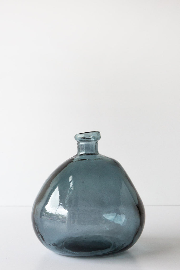 Round Blown Glass Vase