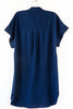 Turn-up Denim Shirtdress