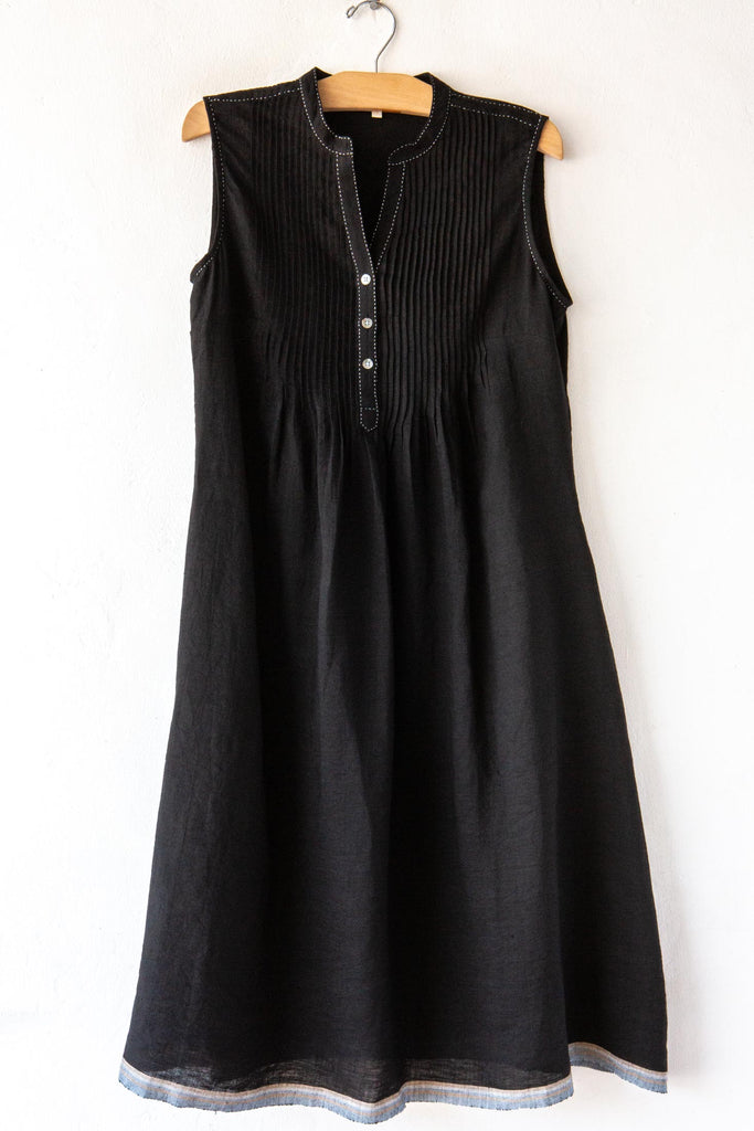 Linen SL Yoke Dress