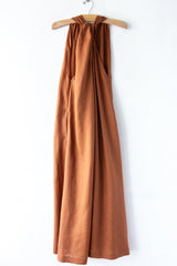 Linen Twist Maxi Dress