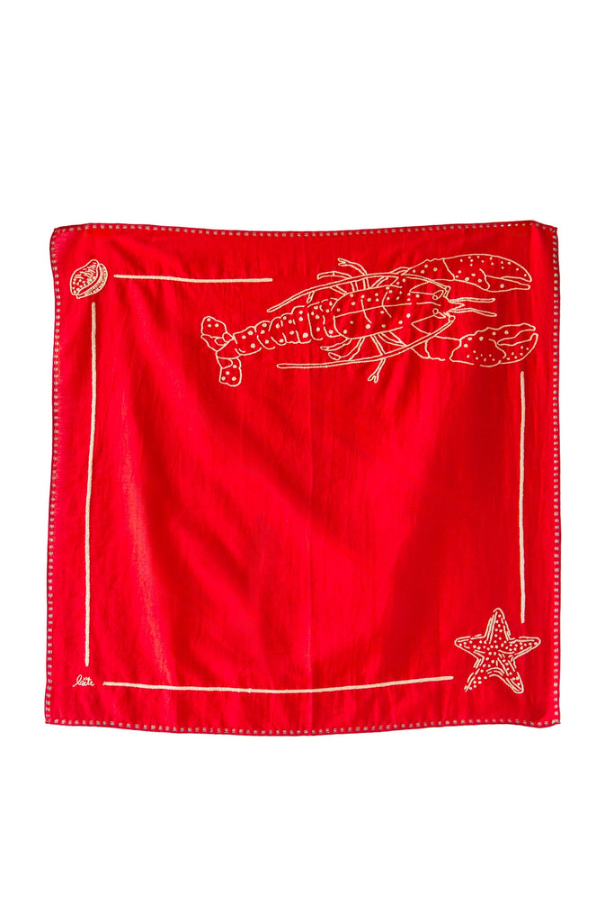 Lobster Emb Bandana