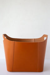 Leather Storage Basket