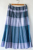 Madras Pleat A Line Skirt