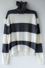 Stripe Turtleneck