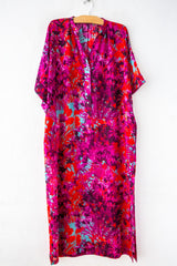 Floral Button Caftan