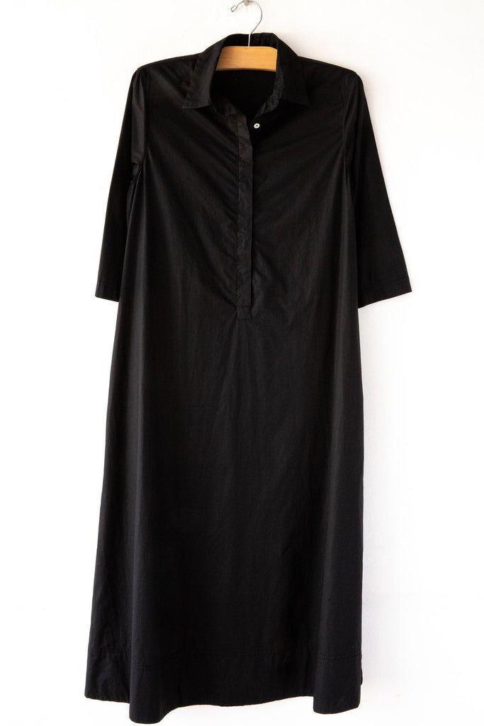 3/4 Sleeve Button Dress