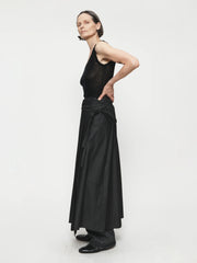 Wrap Pleat Skirt