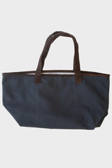 Canvas/Seersucker Basket Tote