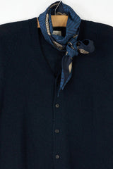 Silk Leaves Thin Scarf