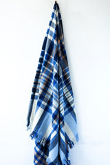 Plaid Blanket Indigo