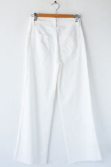 Twill Crop Wide Leg