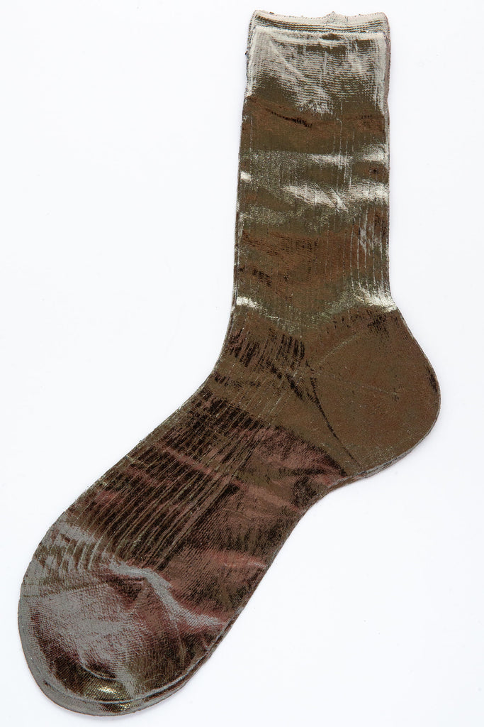 Ribbed Laminate Socks