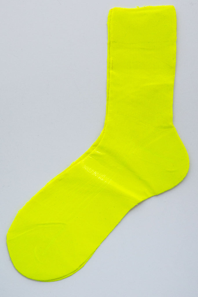 Ribbed Laminate Socks