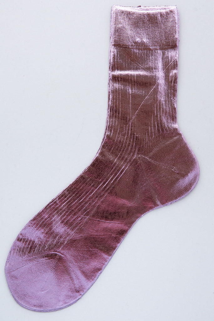 Ribbed Laminate Socks