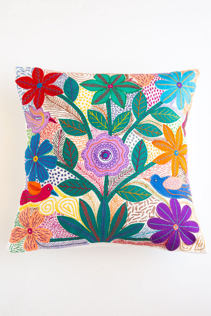 Flowers & Birds Cushion