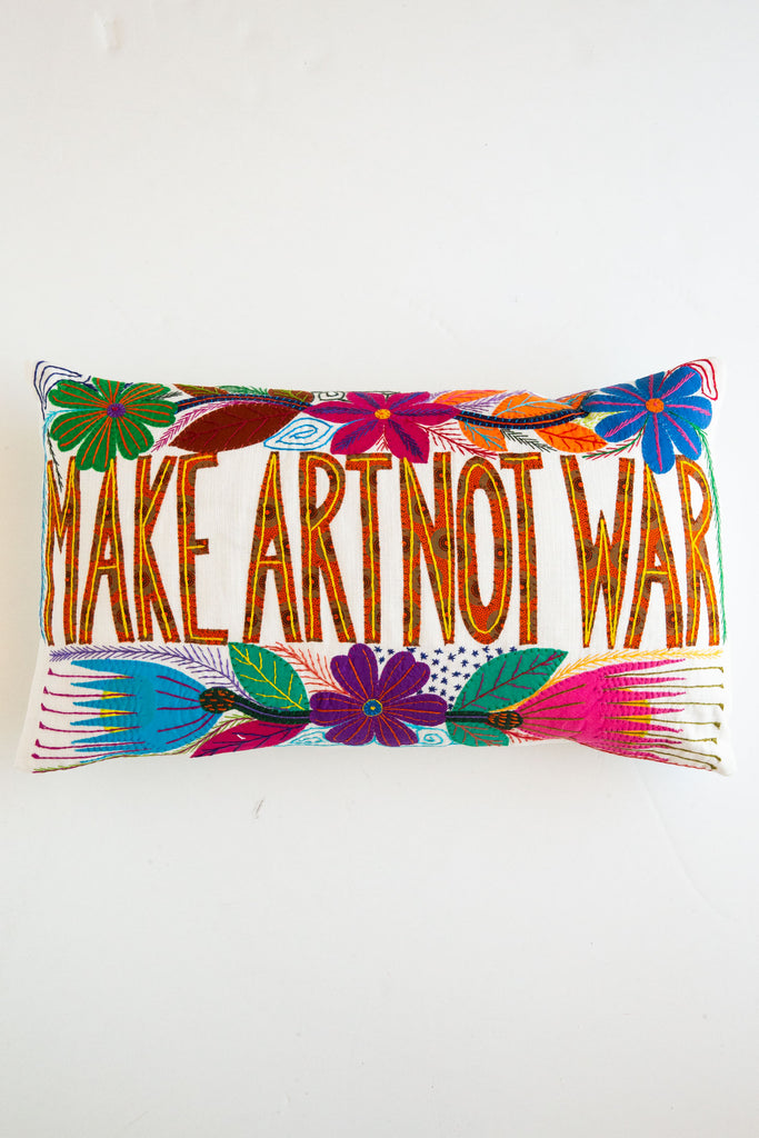 Art Not War Cushion