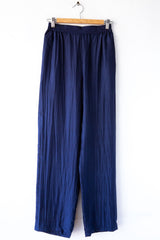 Silk Straight Leg Pant
