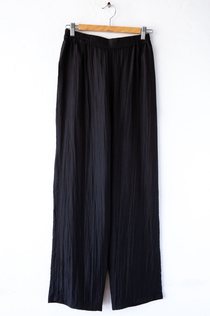 Silk Straight Leg Pant