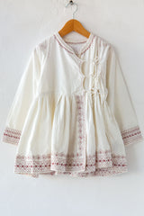 Embroider Wrap Dress