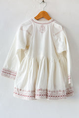 Embroider Wrap Dress