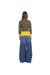Bicolor Cashmere Sweater