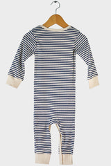 Lap Shoulder Stripe Romper