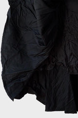 Cotton Satin Flare Skirt