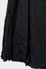 Cotton Satin Flare Skirt