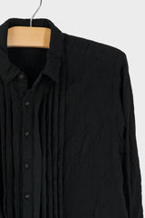 Brush Crinkle Pintuck Top