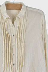 Brush Crinkle Pintuck Top