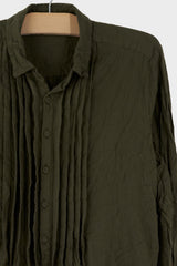 Brush Crinkle Pintuck Top