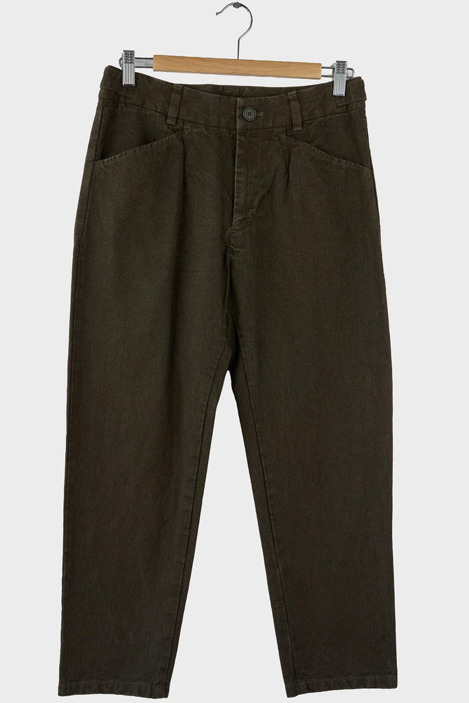 Linen Twill Slim Pant