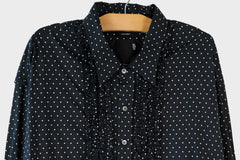 Shredded Ruffle Shirt