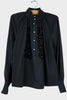 Emile Hi Neck Sequin Top