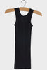 Gauze Rib Long Tank