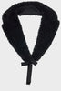 Long Faux Shearling Collar
