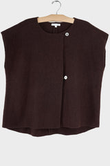 Elina Silk/Wool Quilted Vest