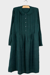 Agra Silk Pleat Dress