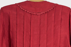 Aga Silk Pleat Top