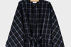 Windowpane Cape Coat